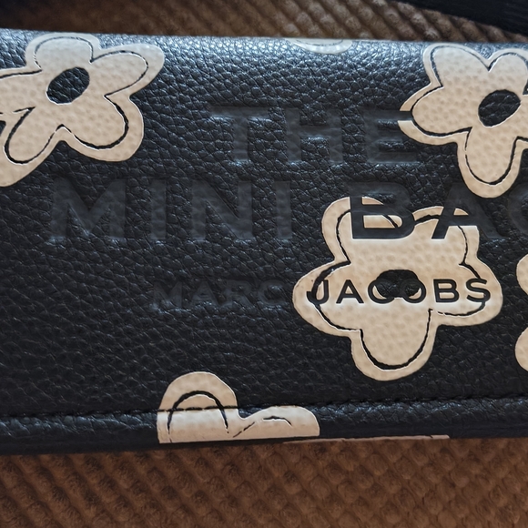 Marc Jacobs Handbags - Marc Jacobs Black and White Floral Mini Bag
